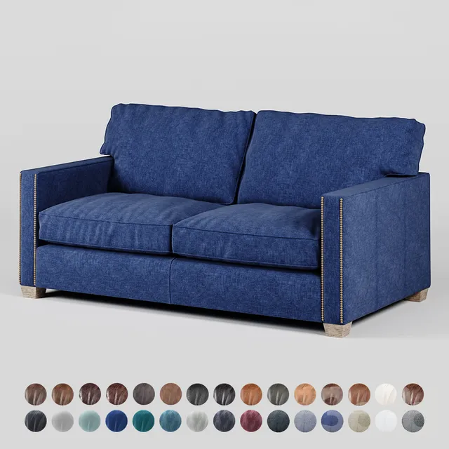 furniture - Sofa Viscount William 078 3D Model