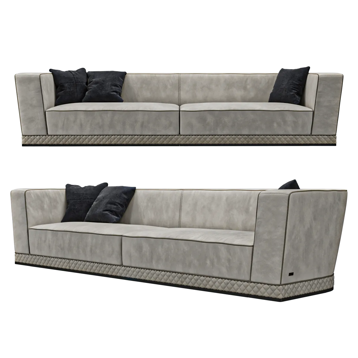 furniture - Sofa Welles 3D Model