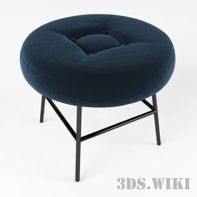 furniture - Soft chair Ligne Roset ILOT 3D Model