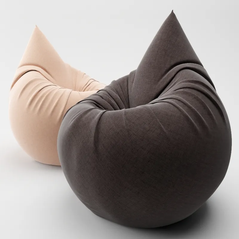 furniture - Soft pouf 22 3D Model
