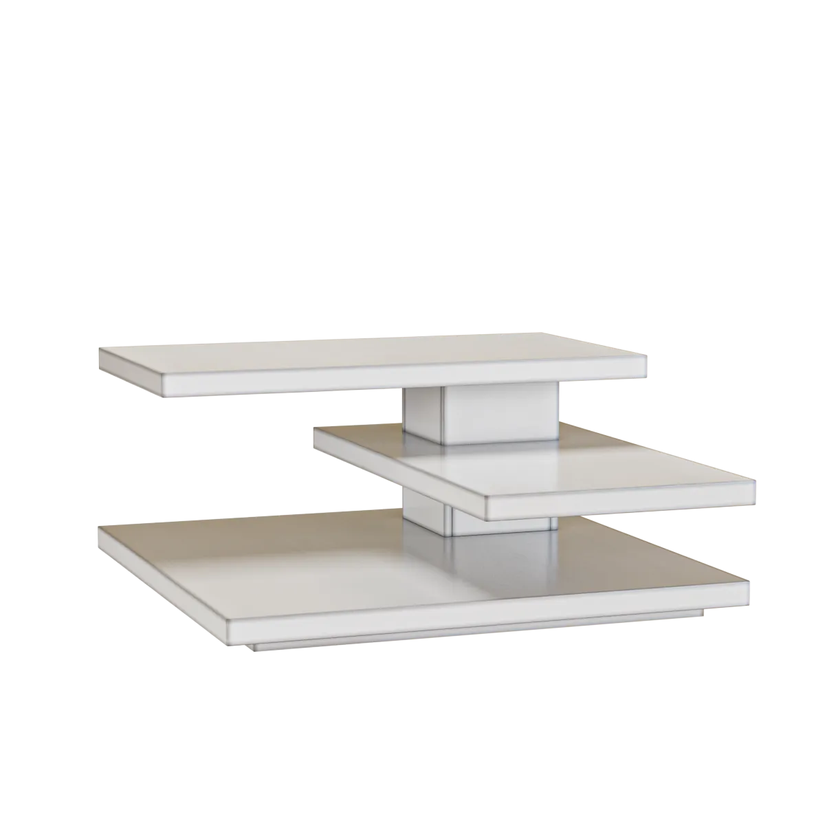 furniture - Square cocktail table 3D Model