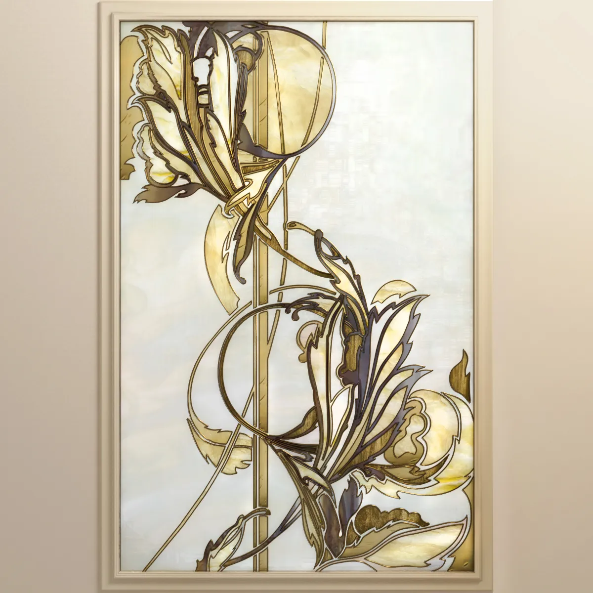 furniture - Stained glass Art Deco 3D Model