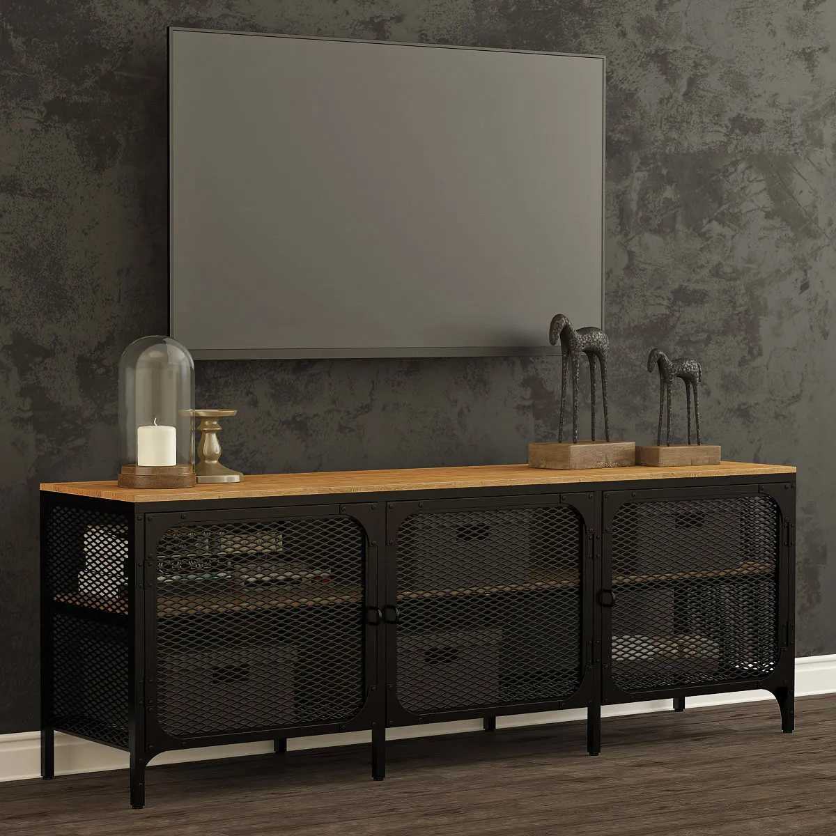 furniture - Stand for TV IKEA Fellbo 3D Model