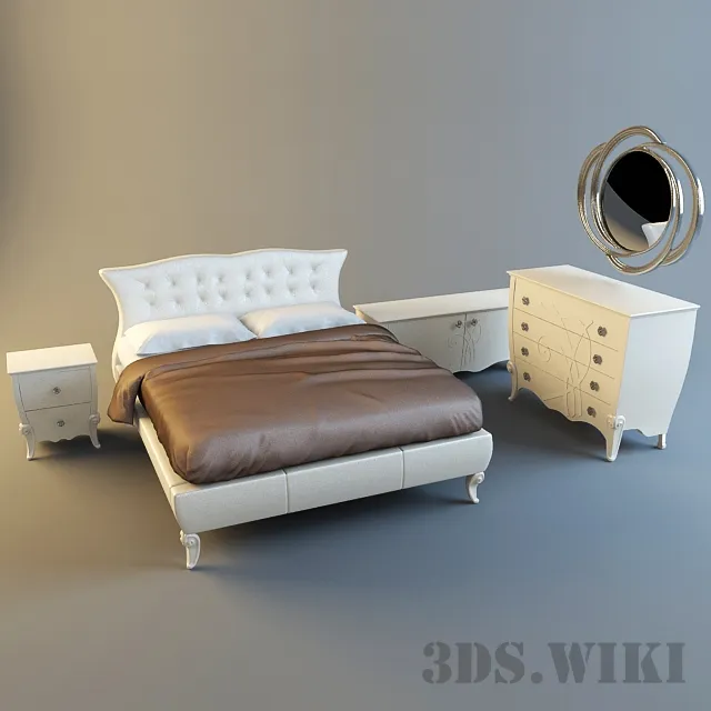 furniture - STILEMA beds from the PREMIERE CLASSE collection 3D Model