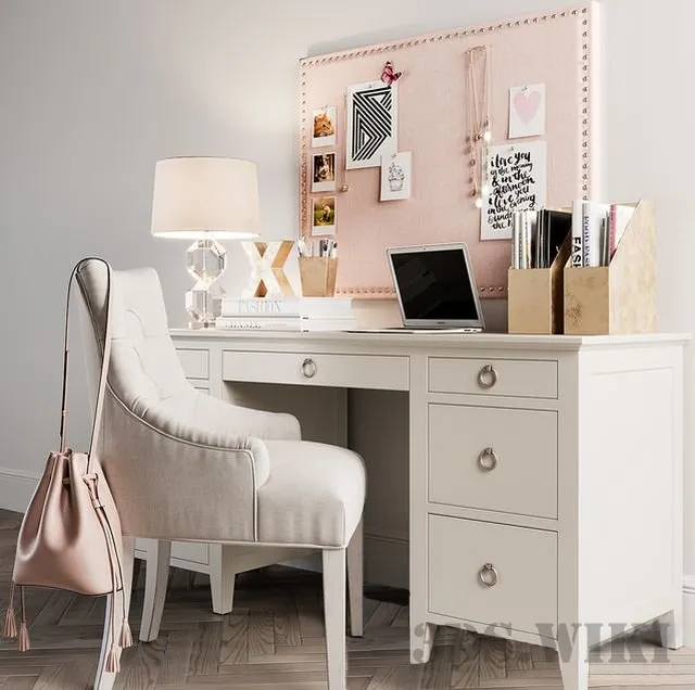 furniture - Storage Desk 3D Model