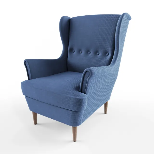 furniture - Strandmon armchair 3D Model