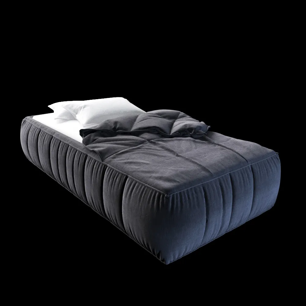 furniture - Strips bed designed by CiniI Boeri 1972 3D Model