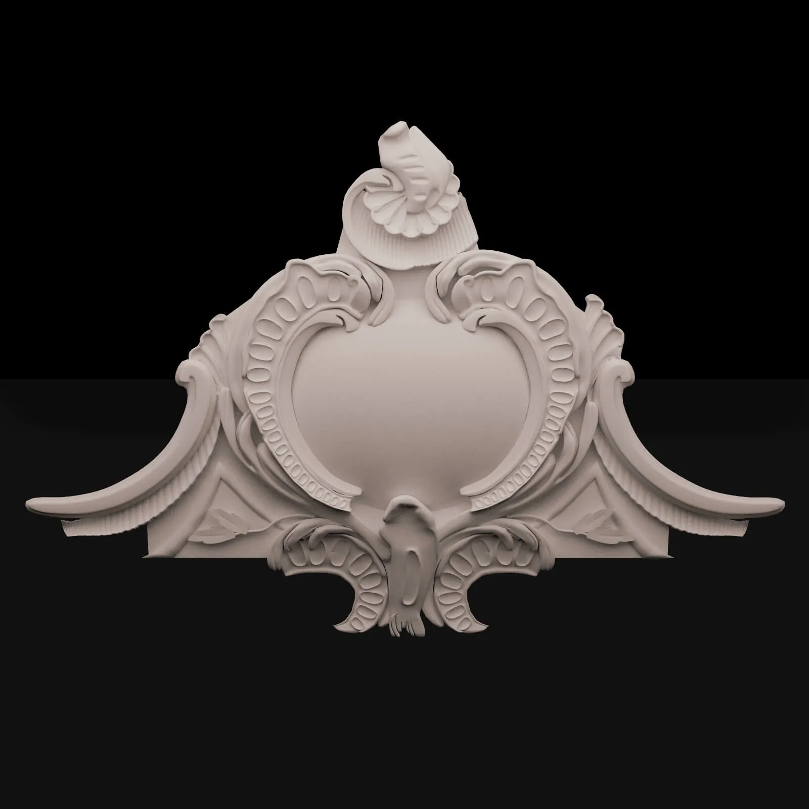 furniture - Stucco facade 2 3D Model