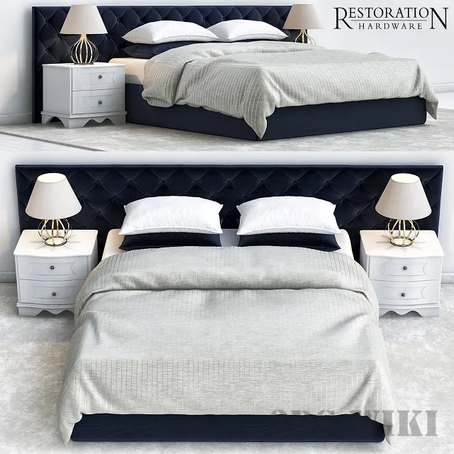 furniture - Stylish Restoration Hardware 3D Model