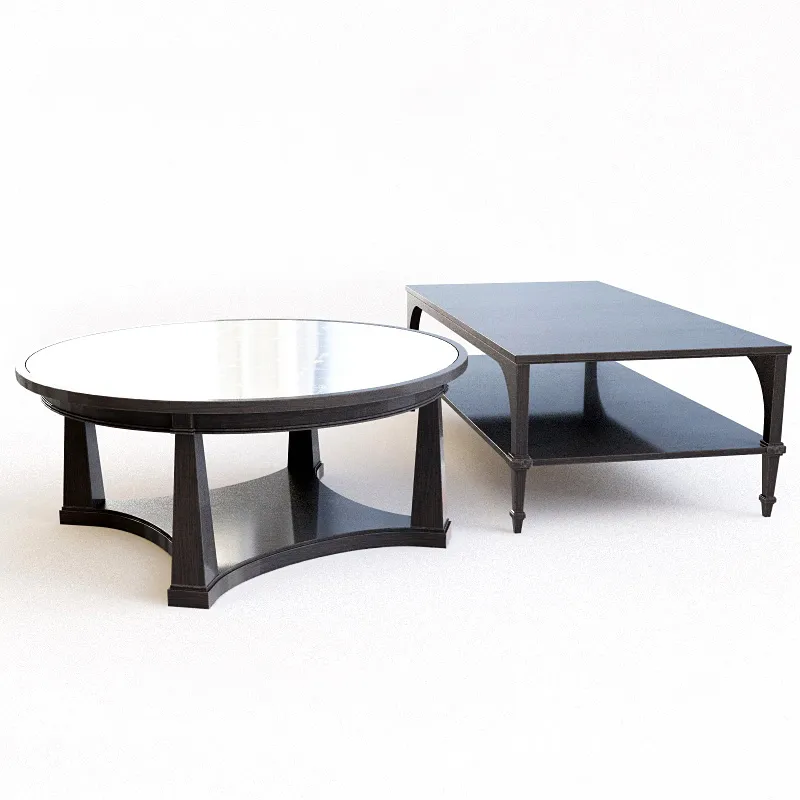 furniture - Sutton House cocktail tables 06 3D Model