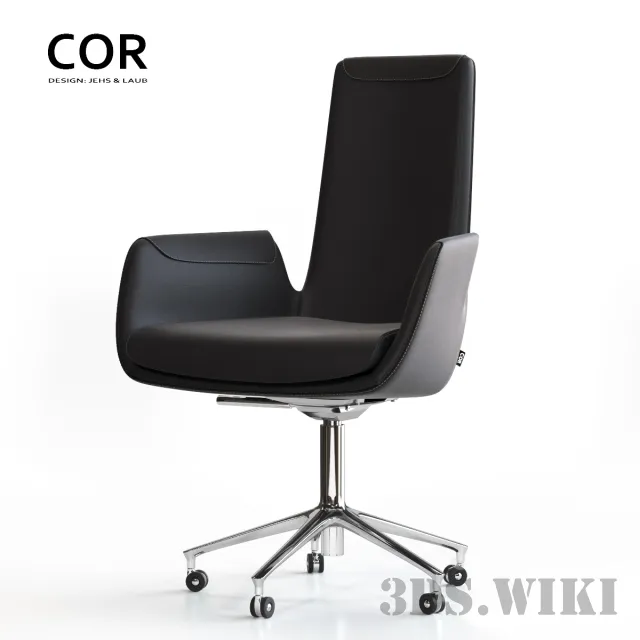 furniture - Swivel office chair Cordia 3D Model