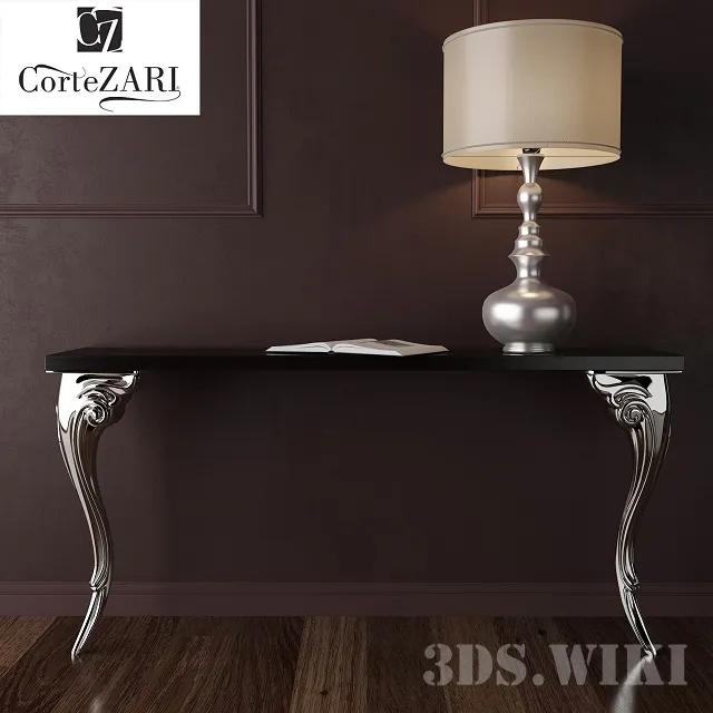 furniture - Table and lamps Corte Zari Srl ARMONIA - 222-CRG and 1472-R2 3D Model