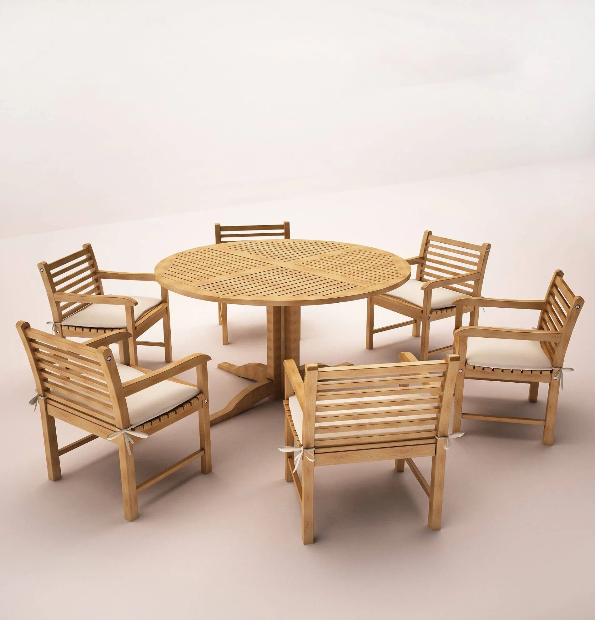 furniture - Table & chairs 011 3D Model