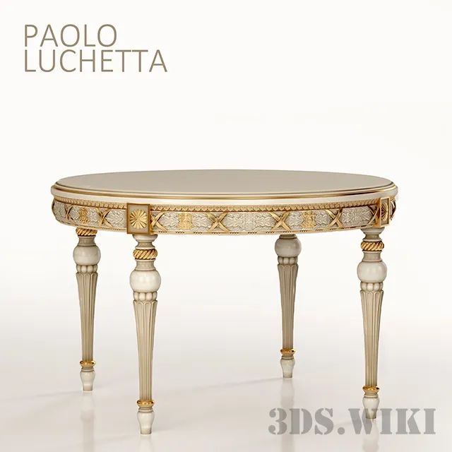 furniture - Table PAOLO LUCCHETTA 3D Model