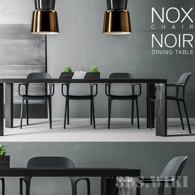 furniture - tables & chairs 3D Model