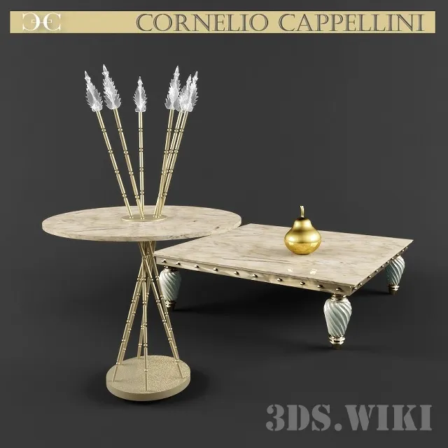 furniture - Tables Cornelio Cappellini 3D Model