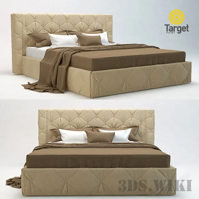 furniture - Target Point Capri Bed 3D Model