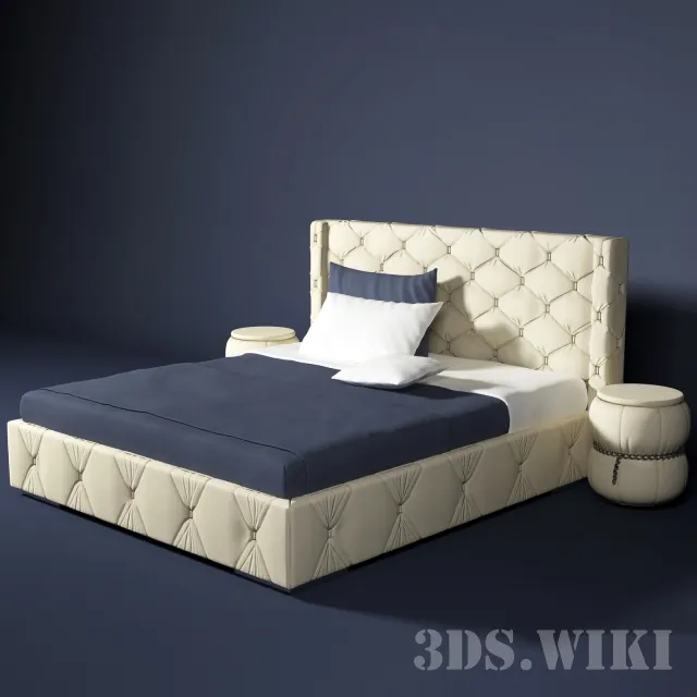 furniture - Target Point Capri C Bed 3D Model
