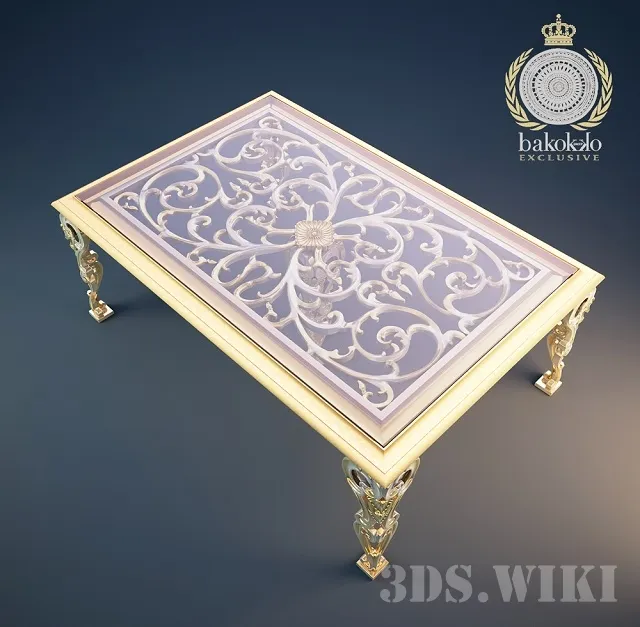 furniture - Tavolino Bakokko coffee table 3D Model