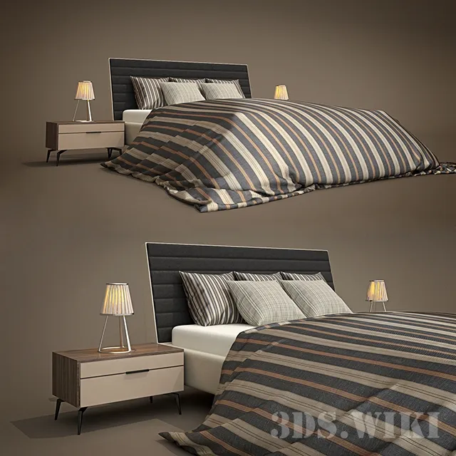 furniture - Teleset Lezalt bed 3D Model