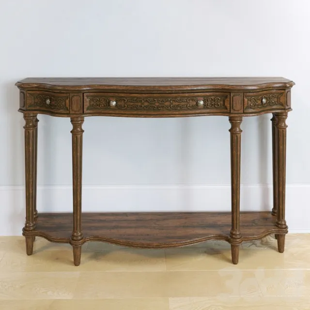 furniture - Three Drawer Thin Console 3D Model