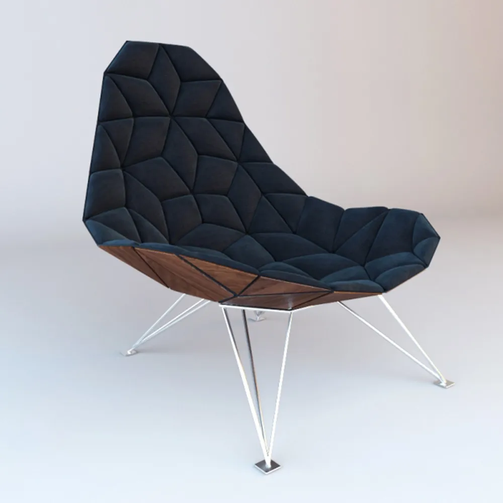 furniture - Tile Chair - Tile Chair by JSN 3D Model