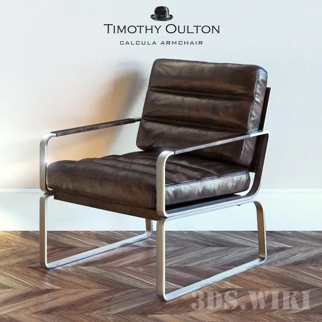 furniture - Timothy Oulton Calcula armchair 3D Model