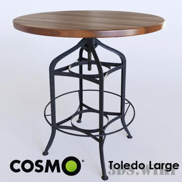 furniture - Toledo Large Cosmo table 3D Model
