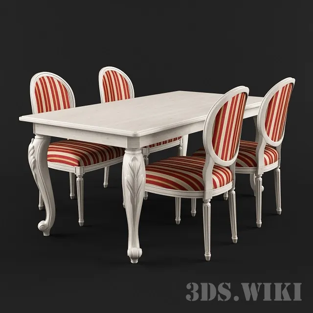 furniture - Tomassi Cucine dining group 3D Model