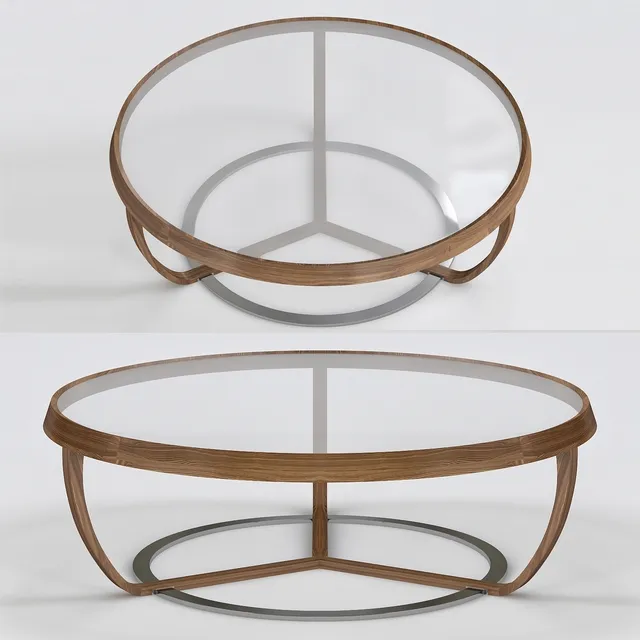 furniture - Tonon Time coffee table 3D Model