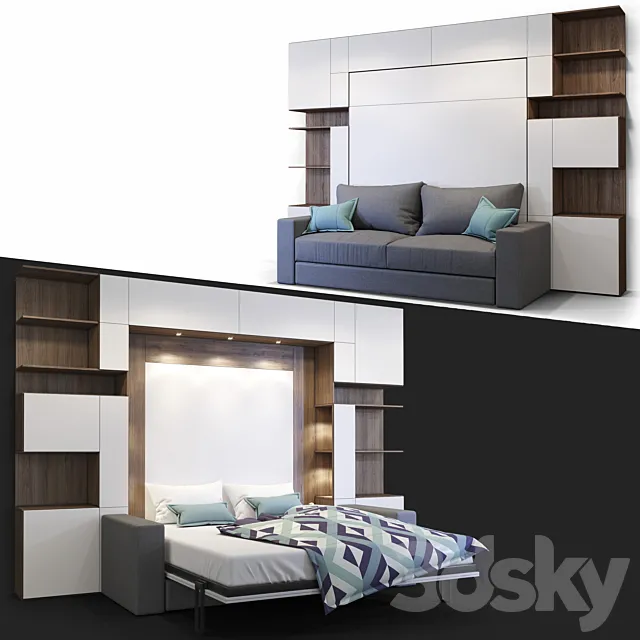 Furniture transformer Olissys DarkSide 3D Model