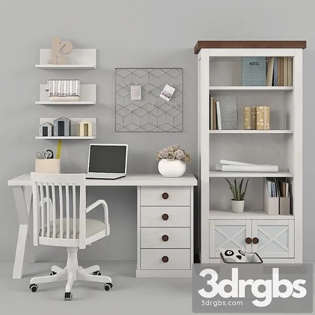 Furniture trebol collection juvenil aspas part 02 2 3D Model Free