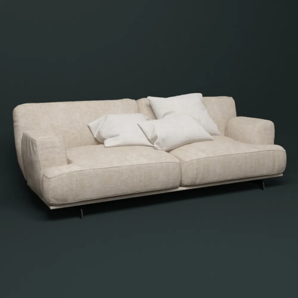 furniture - Tribeca Poliform modular sofa 3D Model