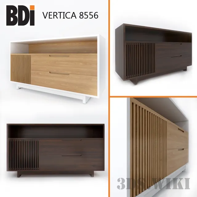 furniture - TV stand BDI Vertica 8556 3D Model