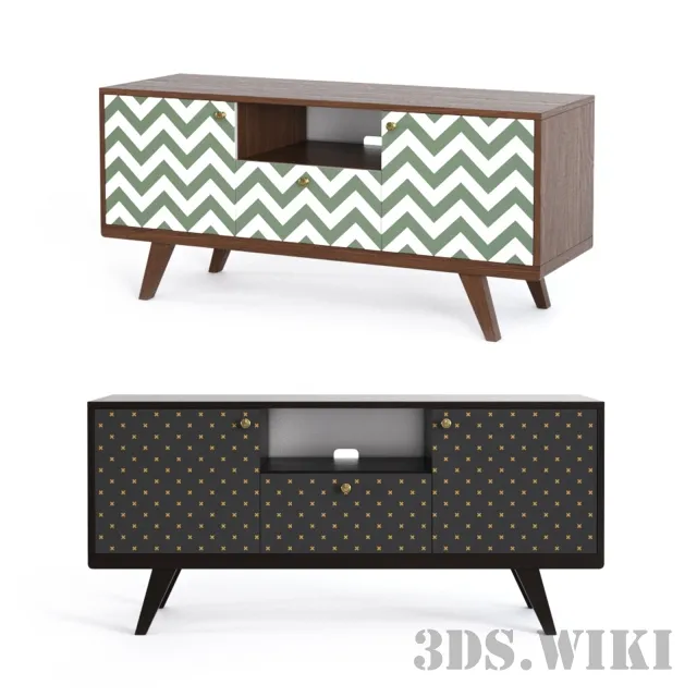 furniture - TV stand THIMON 3D Model