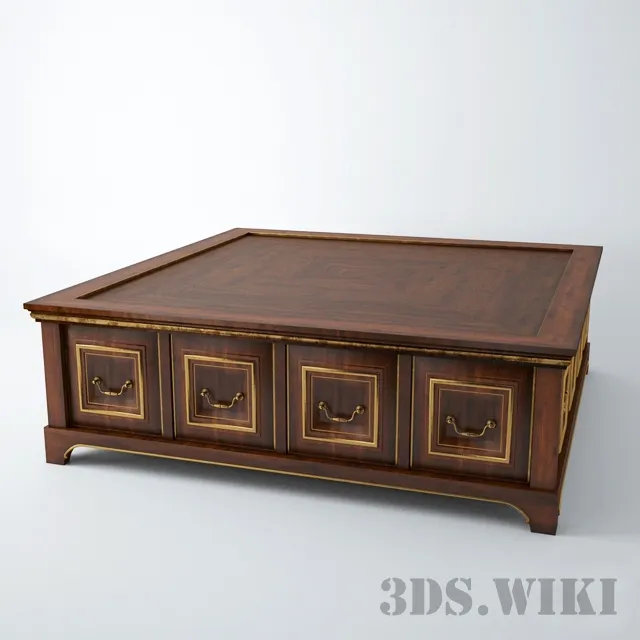 furniture - Unusual classic table 3D Model