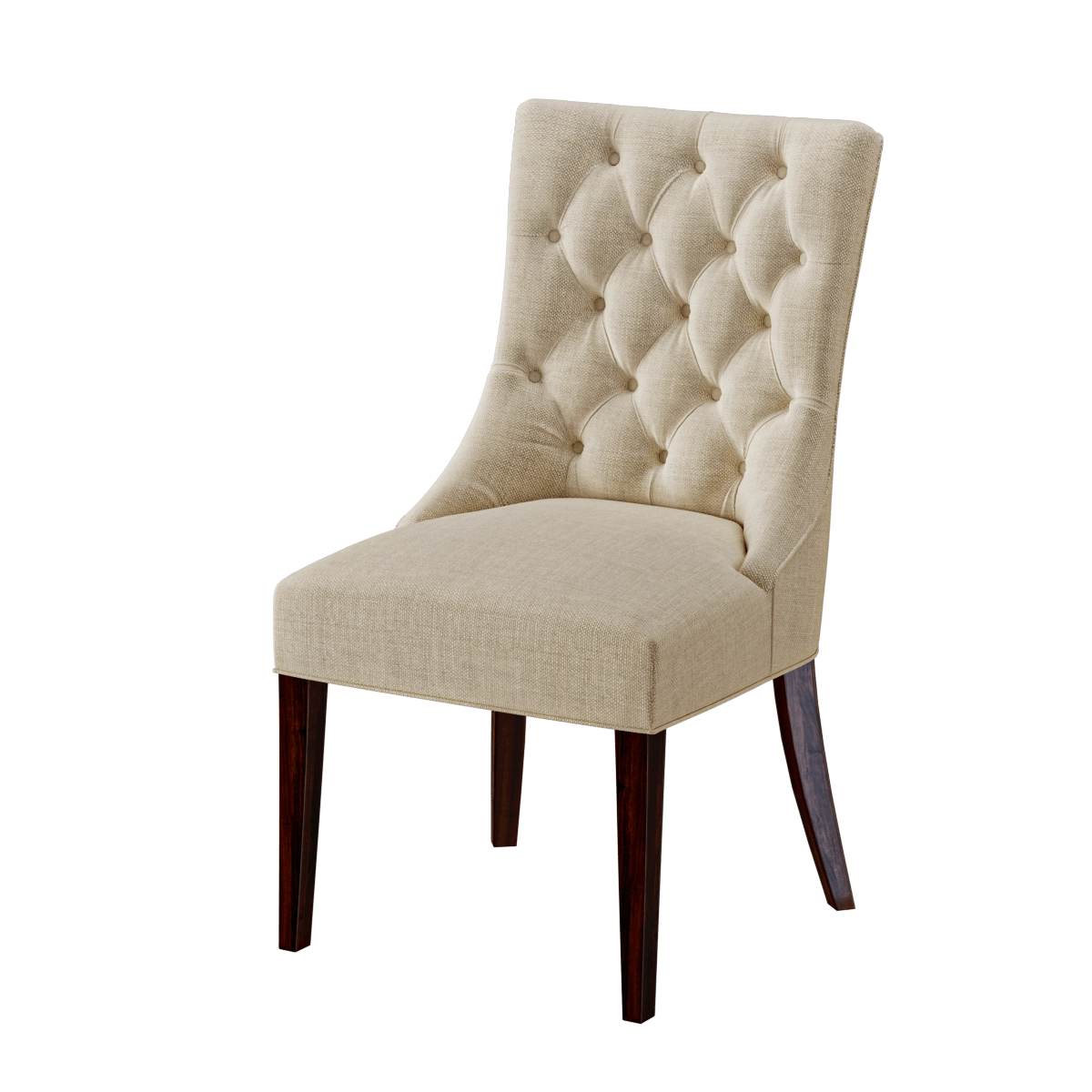 furniture - Upholstered dining chair 3D Model