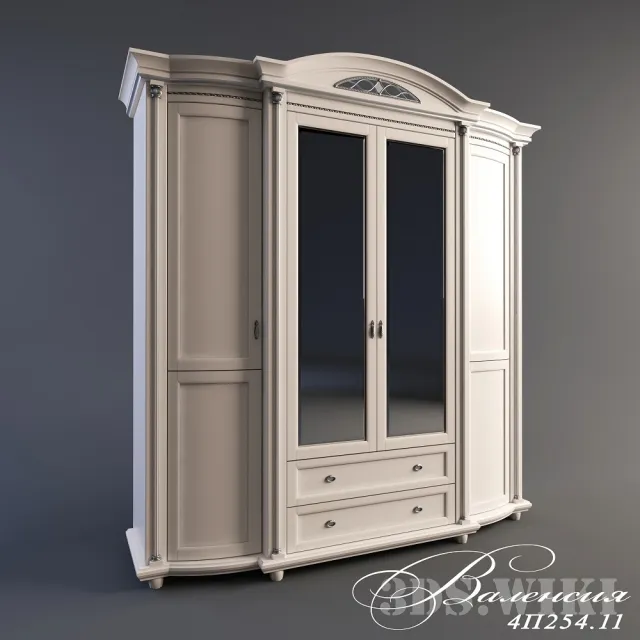 furniture - Valencia Wardrobe 3D Model