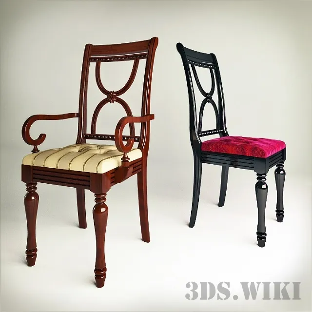 furniture - Valensia Romanian soft chair 3D Model