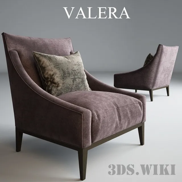 furniture - Valera Chair - Occasional Chairs 3D Model