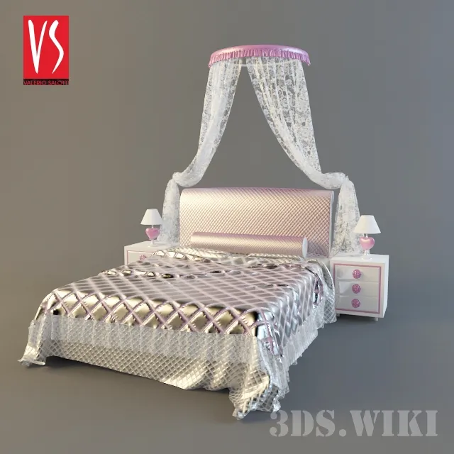 furniture - Valerio Salotti bed 3D Model