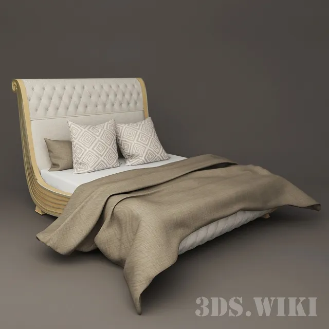 furniture - Vanity bed 3D Model
