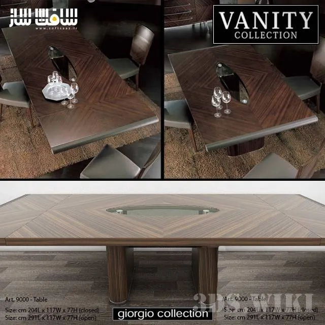 furniture - Vanity table 9000 by Giorgio Collection 3D Model