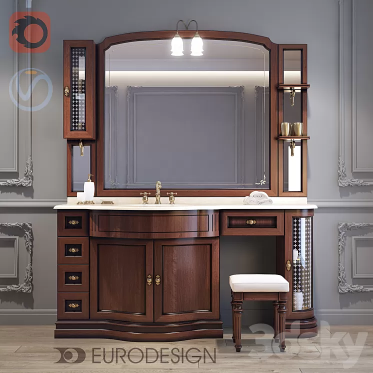 Furniture vannoy_Eurodesign_IL Borgo_Comp_27 3D Model