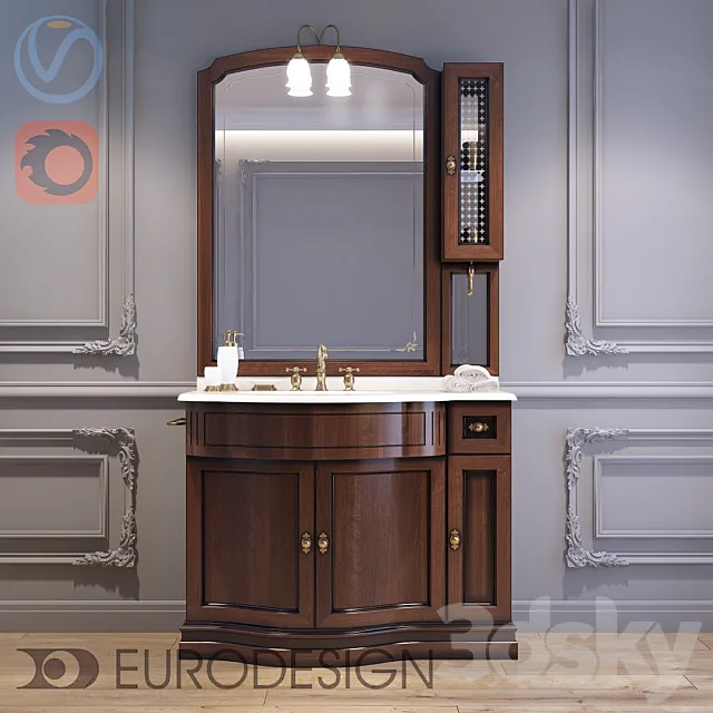 Furniture vannoy_Eurodesign_IL Borgo_Comp_3 3DModel
