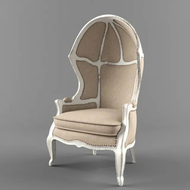 furniture - VERSAILLES armchair 01 3D Model