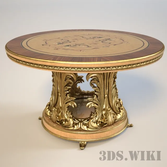 furniture - VERSAILLES table 3D Model