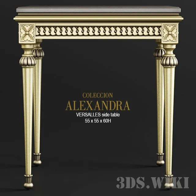 furniture - VERSALLES side table collection Alexandra 3D Model