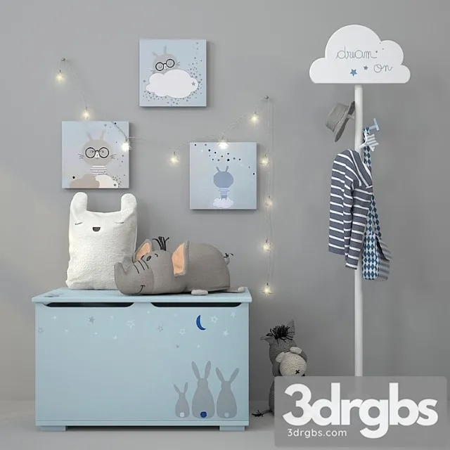 Furniture Vertbaudet 06 3D Model Free