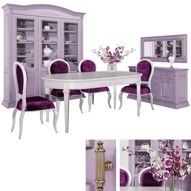 furniture - Virs Bristol Dining collection 3D Model